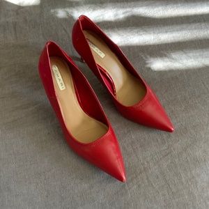 Tamari Red Heels Stilettos, Size 8 1/2M